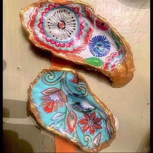 Homemade Oyster Shell Ring Dish